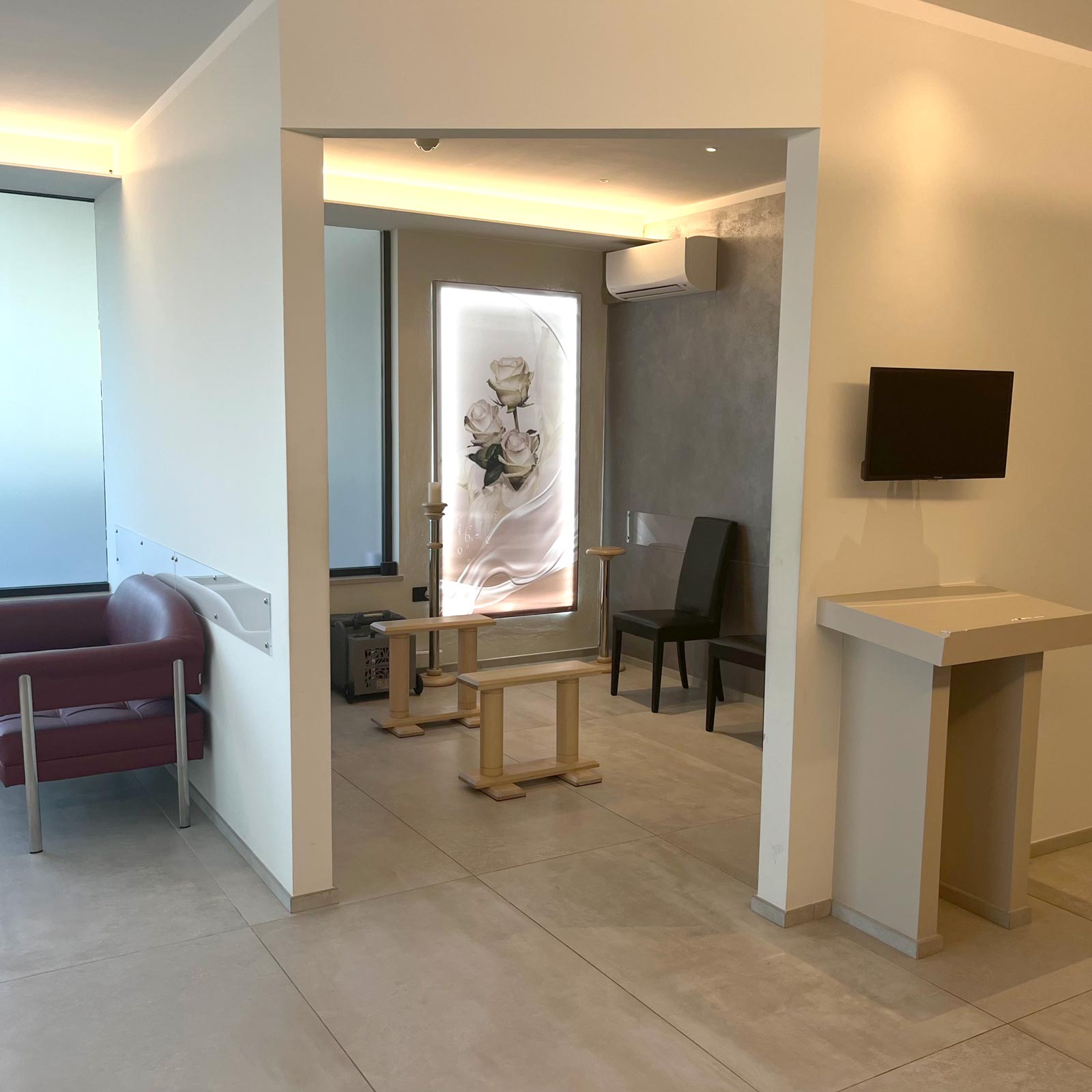Sala del commiato a Sirmione